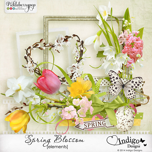 easter page scrapbooking kit