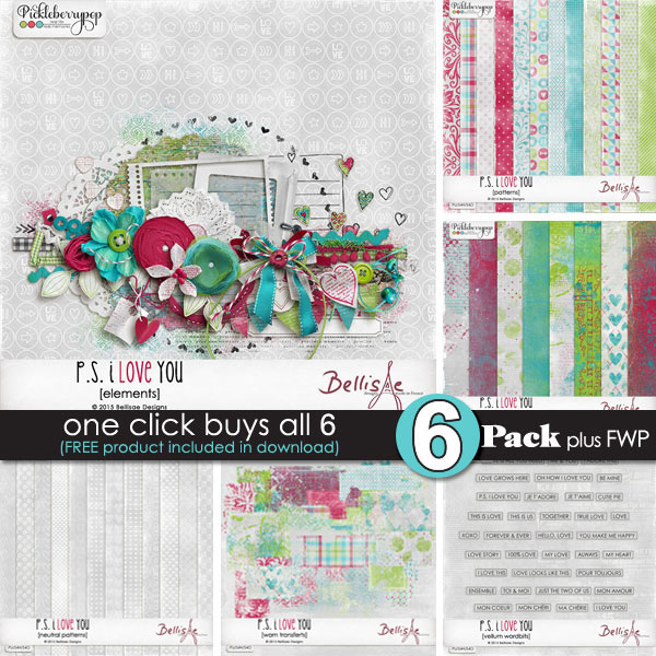 P.S. I LOVE YOU | Pickle Barrel collection by Bellisae Designs